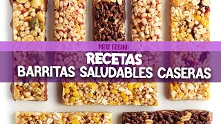 3 Recetas de BARRITAS CASERAS [upl. by Eeroc899]