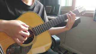 Evangelion  Hedgehogs dilemma fingerstyle guitar [upl. by Cirred]