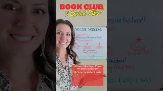 📚 Book Club Tips 📚 bookshort booklover readerscommunity bookclub [upl. by Bogusz959]