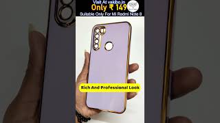 VAKIBO Glossy Chrome Model TPU Back Cover Case Suitable for Mi Redmi Note 8 [upl. by Atillertse736]