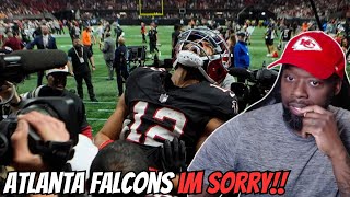 CHIEFS FAN REACTS TO Tampa Bay Buccaneers vs Atlanta Falcons  Game Highlights WILD GAME [upl. by Bruyn]