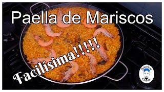 Receta de Paella de Mariscos Facilísima [upl. by Blakeley]