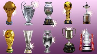 Los 10 Torneos y Trofeos mas Codiciados en el Futbol [upl. by Icam189]