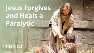 Mark 2  Jesus Forgives Sins and Heals a Man Stricken with Palsy  The Bible [upl. by Nidroj701]