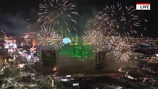 FULL VIDEO Tropicana hotel imploded in true Las Vegas spectacle [upl. by Llenahc]