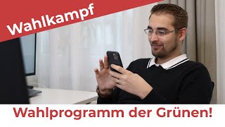 Wahlprogramm der Grünen  Steuercheck [upl. by Enaywd]