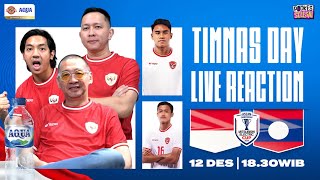 TIMNAS DAY LIVE REACTION  INDONESIA VS LAOS [upl. by Orban]