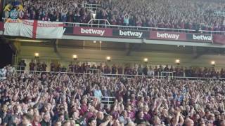 The Boleyn Ground  West Ham Fans  We Love You West Ham Chant  Bobby Moore Lower [upl. by Pamelina]