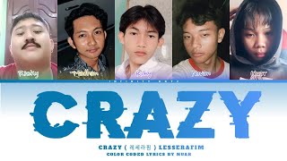 LE SSERAFIM 르세라핌  CRAZY COVER BY INFINITY BOYZ LESSERAFIMofficial [upl. by Arza712]