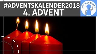 Gewinnspiel zum 4 Advent  Die Merkhilfe Adventskalender 2018 Weihnachten [upl. by Klara]