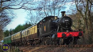 South Devon Railway  Winter Steam Gala 2023  29122023 [upl. by Oer513]