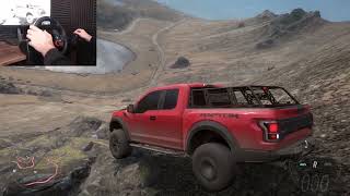 OFFRoading Ford F150 Raptor  Forza Horizon 5  logitech g29 wheel shifter [upl. by Seumas832]