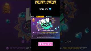 How to Get Diwali 50x Free Diamonds  Win 50x Diamond Event Free Fire  Free Fire Diwali New Event [upl. by Socram]