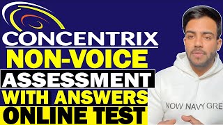 Concentrix NON VOICE Assessment 2024 with Answers  Amcat Test  Customer Service [upl. by Lehcsreh802]