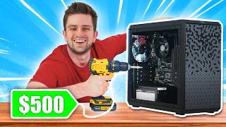 How To Build The BEST 500 Budget Gaming PC 2024 [upl. by Loma]