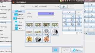 unicenta POS 7 USA coins and currency [upl. by Stevens]