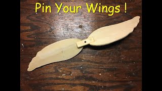 How to Pin propeller blades for beginners tips diy Whirligig Wings [upl. by Dara]