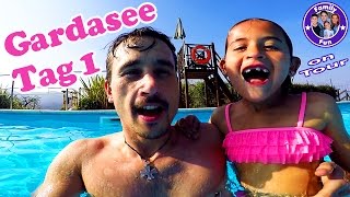 CAMPINGURLAUB am Gardasee Italien  Vlog Teil1  FAMILY FUN ON TOUR [upl. by Guthry391]