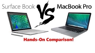 Microsoft Surface Book vs Apple MacBook Pro  Which Is Best For You [upl. by Mahsih]