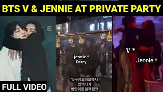 Taehyung amp Jennie In JK Private Party 😱  V Jennie Romance In Party [upl. by Herates]