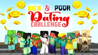 Minecraft Dating With A Cute Girls Challenge PART 5  Monster School Animation [upl. by Gentilis]