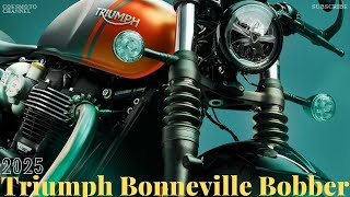 The 2025 Triumph Bonneville Bobber  Iconic Bike with Classic Design and Modern Engineering [upl. by Sanders]