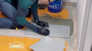 How To Tile a Bathroom Floor [upl. by Schach219]