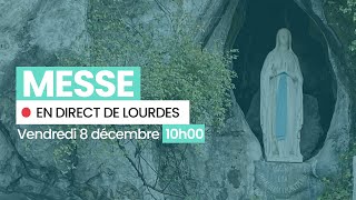 🔴 EN DIRECT  Messe de lImmaculée Conception à Lourdes  08 décembre 2023 [upl. by Elrebmik862]