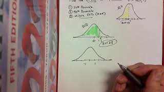 Standard Normal Probabilities 2 Finding z for a percentile using quotTable Aquot [upl. by Annaerb728]