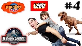 🦎LEGO JURASSIC WORLD 4 В поисках ДИНОЗАВРА ОПАСНАЯ СХВАТКА с ТИРЕКСОМ Кикидо летс плей [upl. by Meluhs]