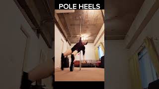 POLE HEELS ポールダンス polehowto dancer shorts [upl. by Rajiv]