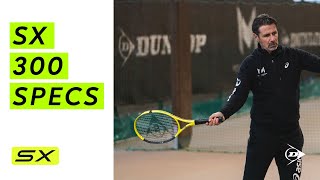 Dunlop SX 300 Specifications with Patrick Mouratoglou [upl. by Anrapa]