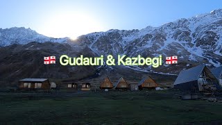 Kazbegi amp Gudauri Georgia Beautiful Caucasus Region 4K [upl. by Kendre]