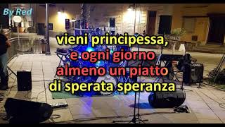 Marco Masini Principessa karaoke [upl. by Lourie2]