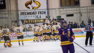 Tech Hockey  Minnesota State Highlights  031624 [upl. by Yllehs871]