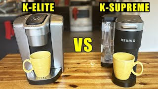 Keurig KElite vs KSupreme Full Comparison [upl. by Yk175]