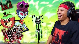 HELLUVA BOSS Season 1 Episode 2 REACTION  1x2 “Loo Loo Land”  Vivziepop [upl. by Laurette]