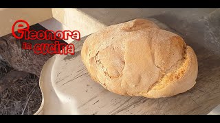 PANE FATTO IN CASA NEL FORNO A LEGNA ricetta salentina [upl. by Assertal637]