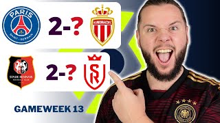 Ligue 1 Gameweek 13 Predictions amp Betting Tips  PSG vs Monaco [upl. by Hnacogn]