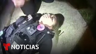 En video Una policía sufre los estragos del fentanilo  Noticias Telemundo [upl. by Adniles]