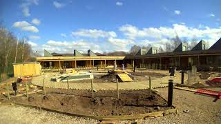 Staffordshire University Woodlands Day Nursery and Forest School Timelapse March 2022 [upl. by Gonzalez]