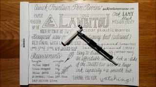 Lanbitou 3059 Quick Fountain Pen Review [upl. by Bertrando585]