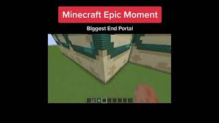 Minecraft biggest End Portal ever shorts [upl. by Johst]