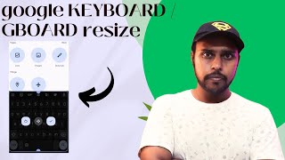 How to resize google keyboard  gboard landscape size how to increase keyboard size in gboard [upl. by Anderer]