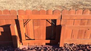 Fix a Sagging Wooden Gate [upl. by Tuddor]