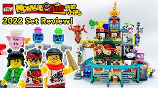 LEGO Monkie Kid City of Lanterns EARLY 2022 Review  Set 80036 [upl. by Corrianne]