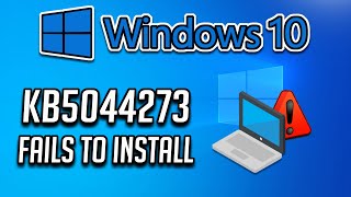 FIX KB5044273 Update Not Installing In Windows 10 [upl. by Marchese]