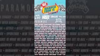 Warped Tour 2025 leaked lineup [upl. by Anaud660]