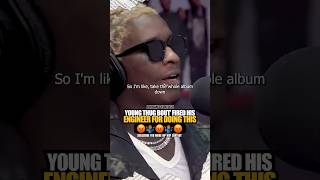 Young Thug almost FIRED his engineer for DOING THIS… 😲🤷🏽‍♂️💯 youngthug hiphop rap mgk [upl. by Klapp]