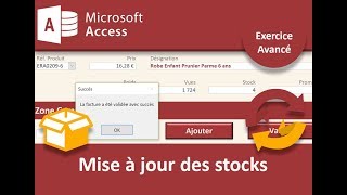 Actualiser les stocks après commande avec Access [upl. by Anits]